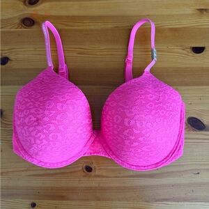 Victoria's Secret PINK Wear Everywhere Push-Up Bra 34DD NWT Bling Straps NWT
